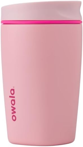Owala SmoothSip Slider Insulated Stainless Steel Coffee Tumbler,