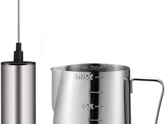 Milk Frother Handheld Battery Operated, Coffee Frother for Milk
