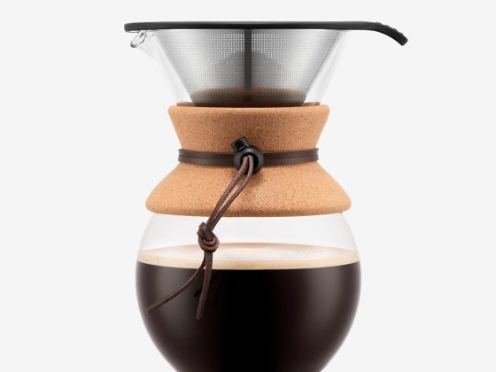 Bodum 34oz Pour Over Coffee Maker, High-Heat Borosilicate Glass