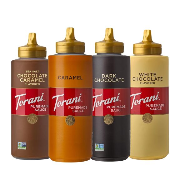 Torani Puremade Dessert & Drink Sauce Variety Pack, Chocolate
