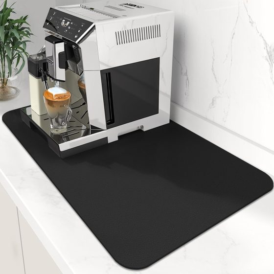 WISELIFE Coffee Mat Super Absorbent Dish Drying Mat Coffee Bar