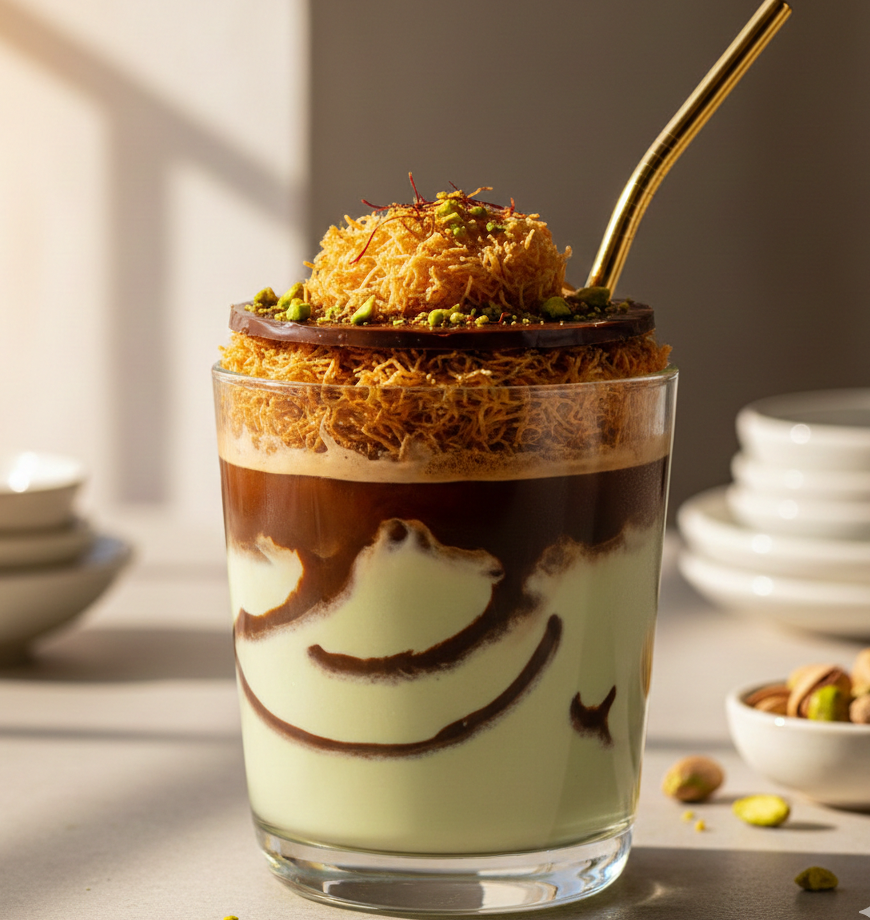 Make Your Personal Dubai Chocolate Espresso at House!