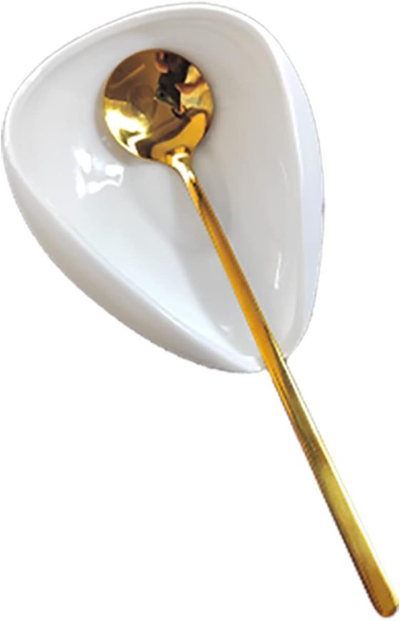 Coffee Spoon Rest, Mini Coffee Spoon Holder, Small Ceramic Spoon