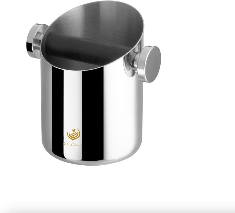 Espresso Knock Box Coffee Grounds Container Non-Slip Espresso Knock