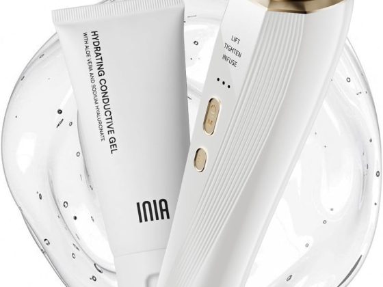 INIA 3-in-1 Red Light Therapy for Face and Neck Beauty Device for