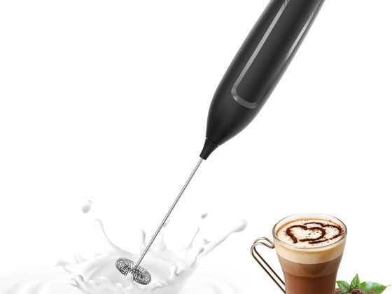 Milk Frother Handheld Battery, Electric Foam Maker Frother Wand,