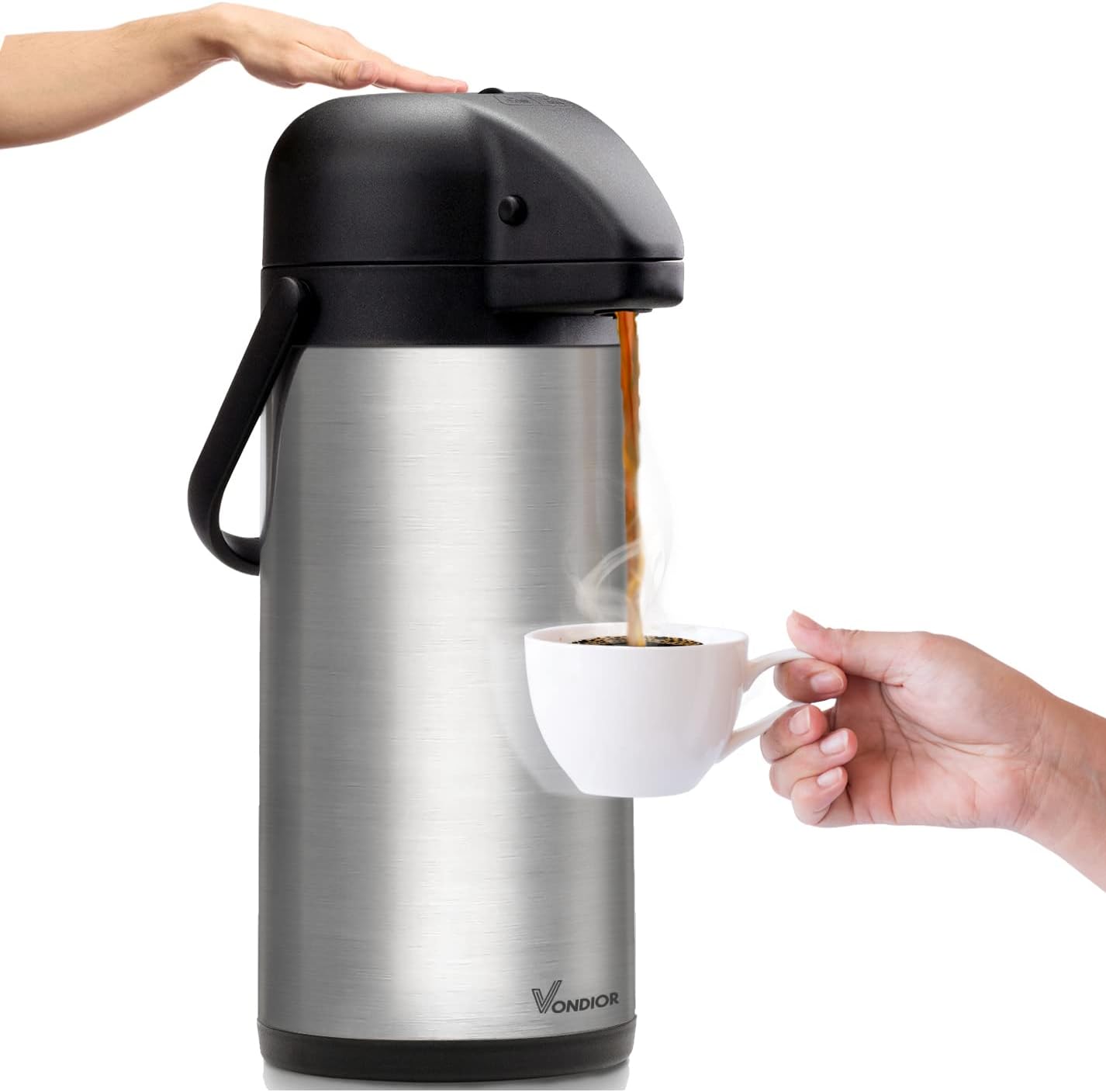 Coffee Carafe for Keeping Hot – 102oz/3L Airpot Coffee Dispenser