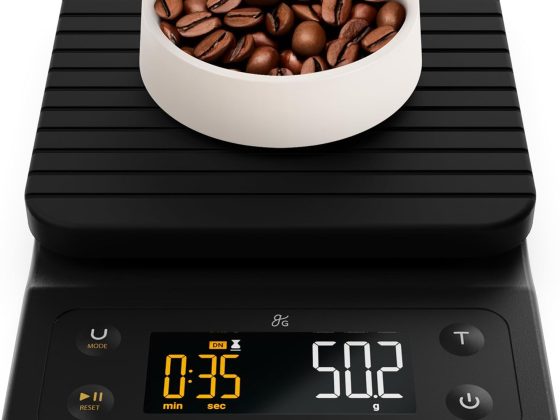 Greater Goods Coffee Scale with Timer – 0.1g Precision Digital