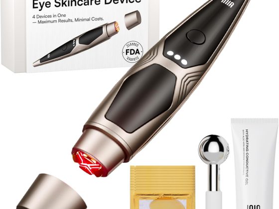 INIA Under-Eye Red Light Therapy for Face, 4-in-1 Beauty Device