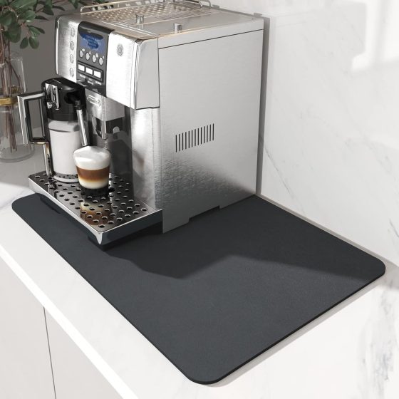 AMOAMI Dish Drying Mat for Kitchen Counter-Coffee Mat Bar