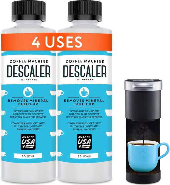 Descaler (2 Pack, 2 Uses Per Bottle) – Made in the USA – Universal
