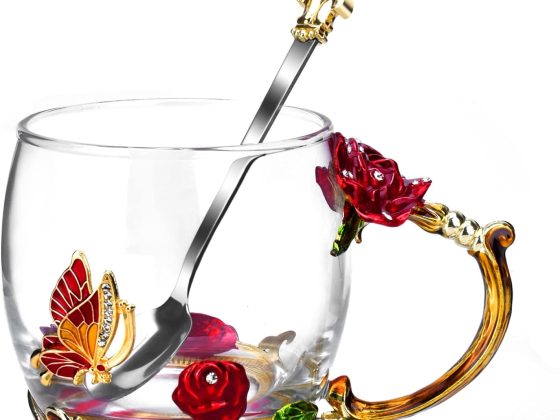 OEAGO Gifts for Mom Women Valentines Day Gifts for Her Glass Coffee
