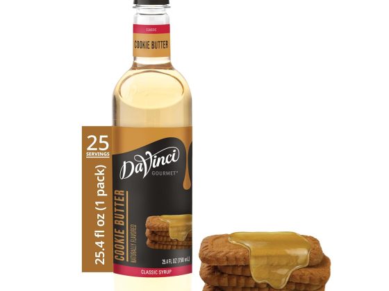 DaVinci Gourmet Cookie Butter Syrup, Made with pure Cane Sugar,