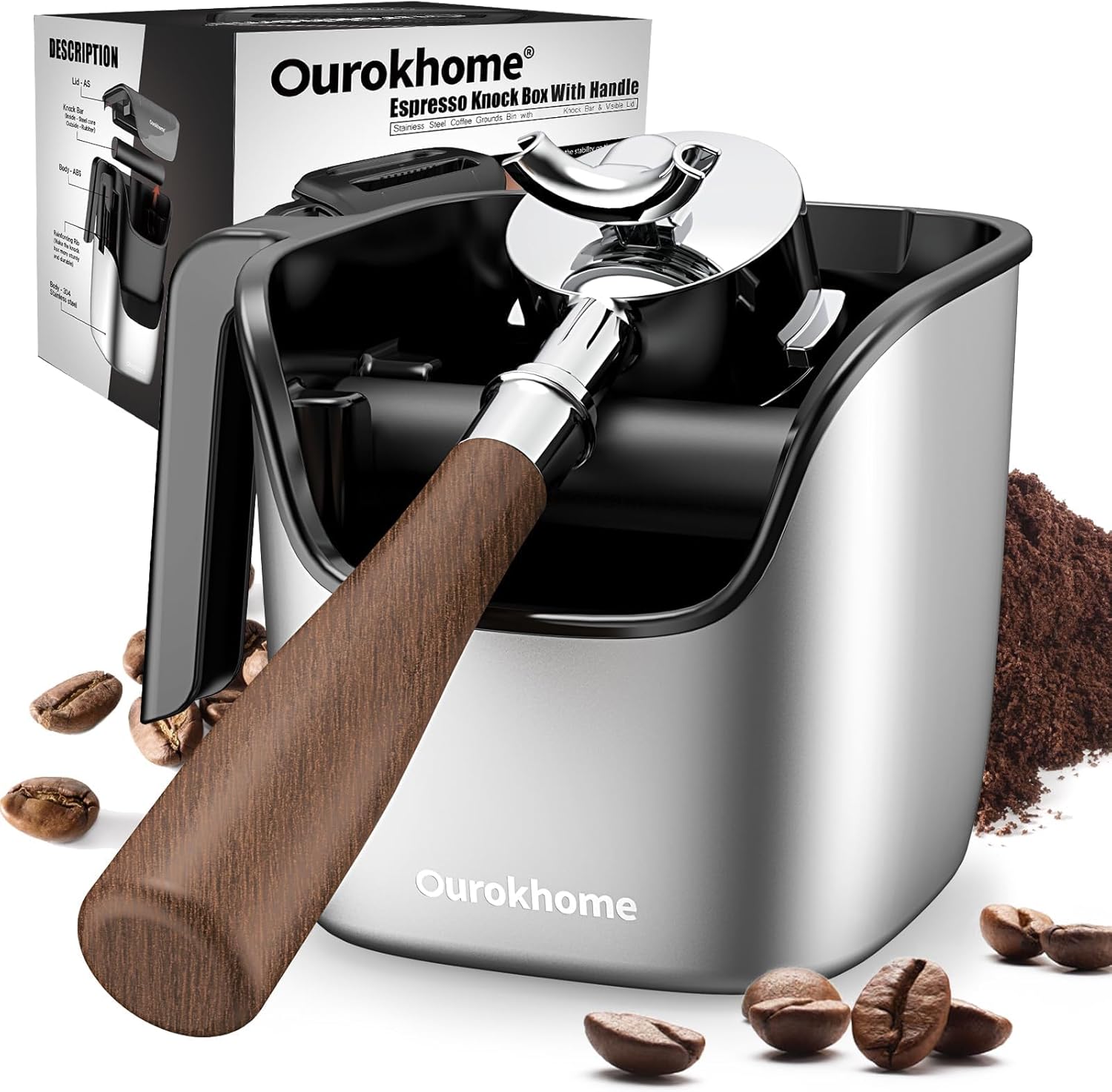 Ourokhome Knock Box Espresso Accessories, The Latest Patented