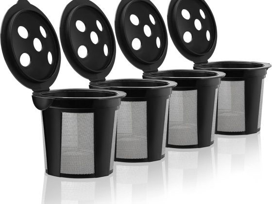 4 Reusable K Cups for Keurig K Supreme, K Supreme Plus, K Slim with