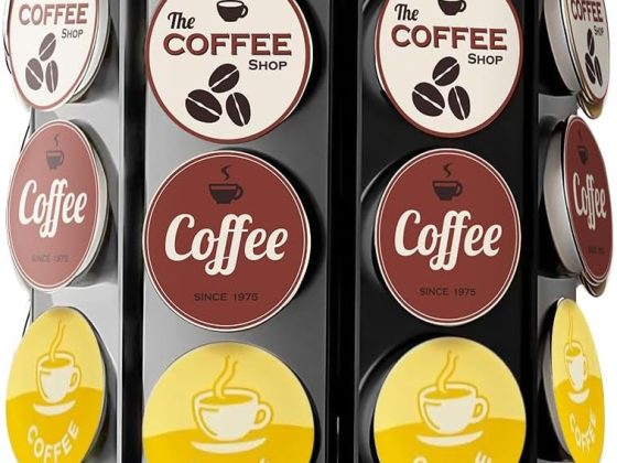 K Cup Holder, Coffee Pod Storage Carousel Holder Organizer