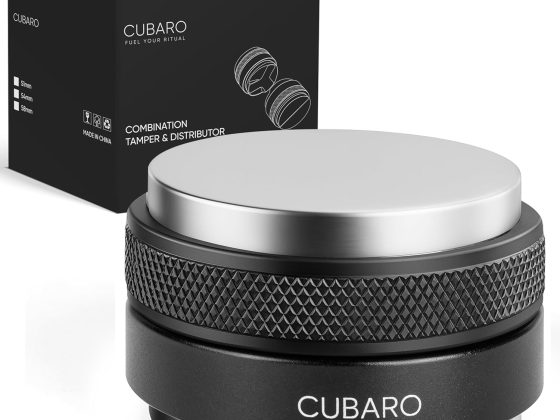 53.3mm Espresso Distributor & Tamper – Dual Head Coffee Leveler