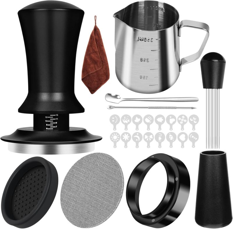 Y-Step 25 PCS Espresso Accessories Kit, Espresso Tamper Kit Coffee