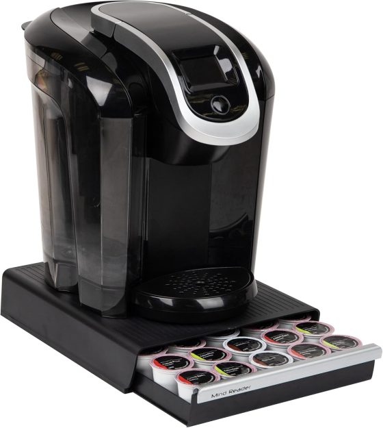 Mind Reader Single Serve Coffee Pod Drawer, 30 Pod Capacity,