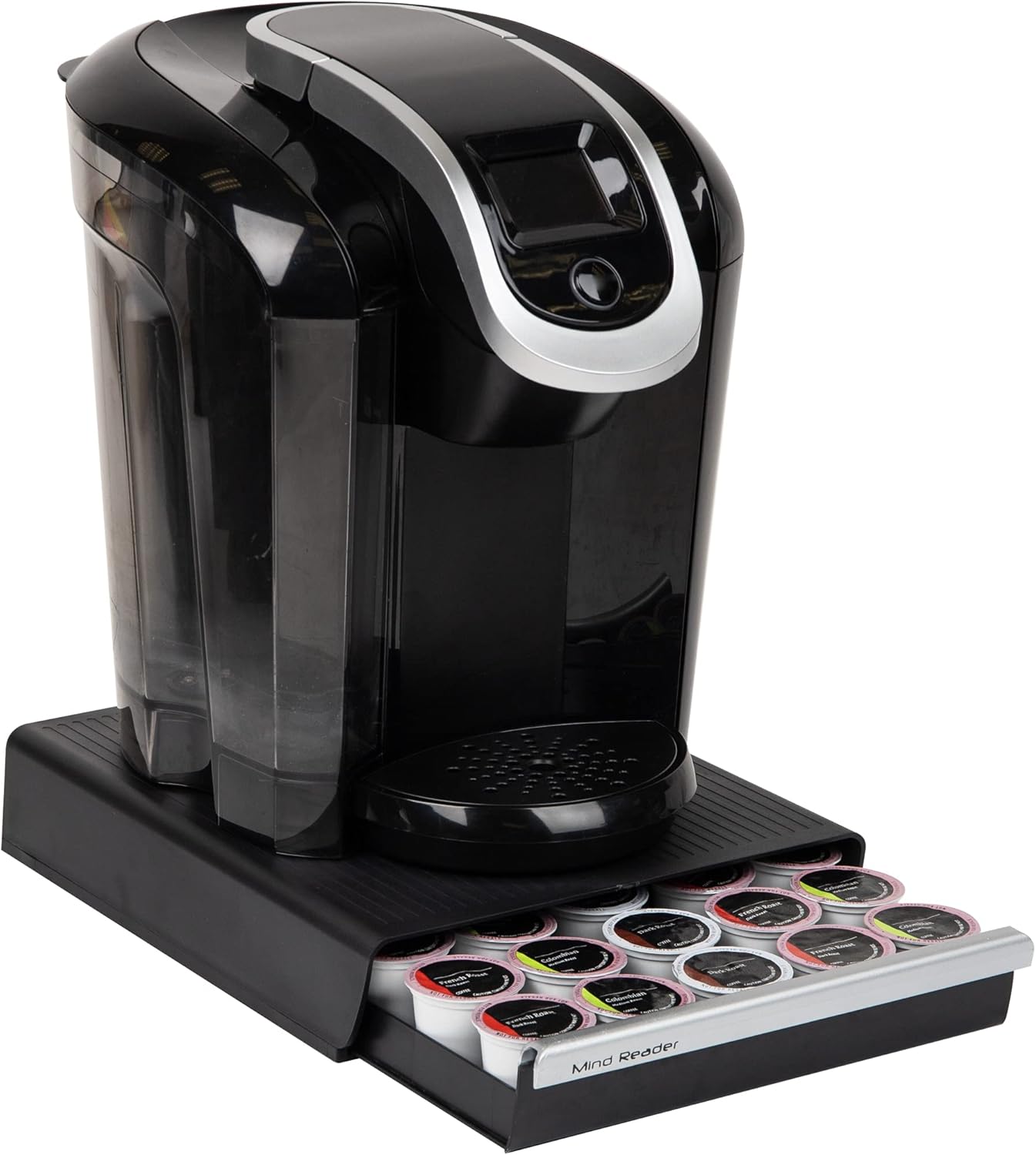 Mind Reader Single Serve Coffee Pod Drawer, 30 Pod Capacity,