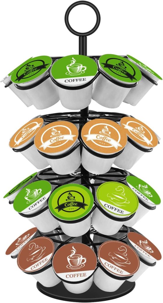 KIMIUP Coffee Pod Holder, K Cup Organizer Compatible with K-Cups(36