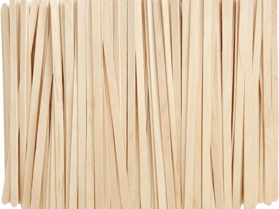 5.5inch Wooden Coffee Stirrers, 1000 Count Disposable Stir Sticks
