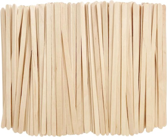 5.5inch Wooden Coffee Stirrers, 1000 Count Disposable Stir Sticks