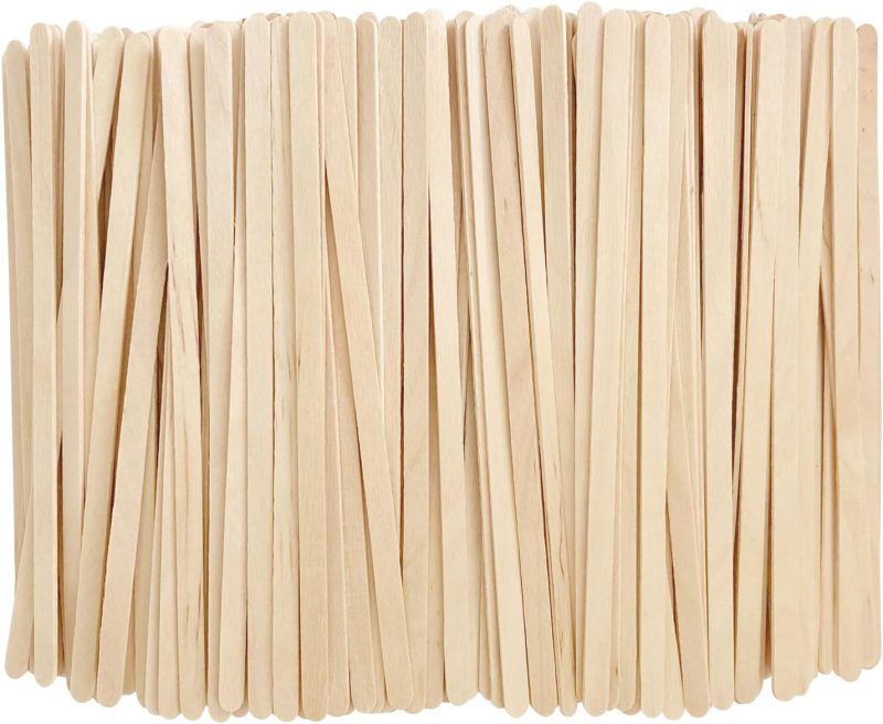 5.5inch Wooden Coffee Stirrers, 1000 Count Disposable Stir Sticks
