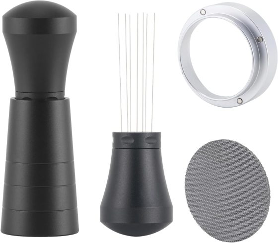 51mm WDT Tool Espresso Accessories Kit,GdHaHSP Dosing Funnel and