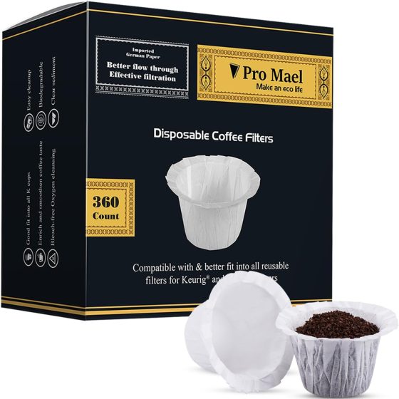 Pro Mael 360 Count Disposable K Cup Filters, Coffee Filter Paper