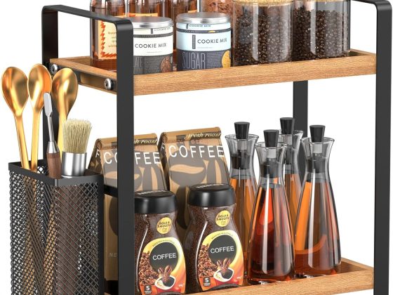 LEMIKKLE Coffee Bar Accessories and Coffee Mug Cup Holder, kitchen