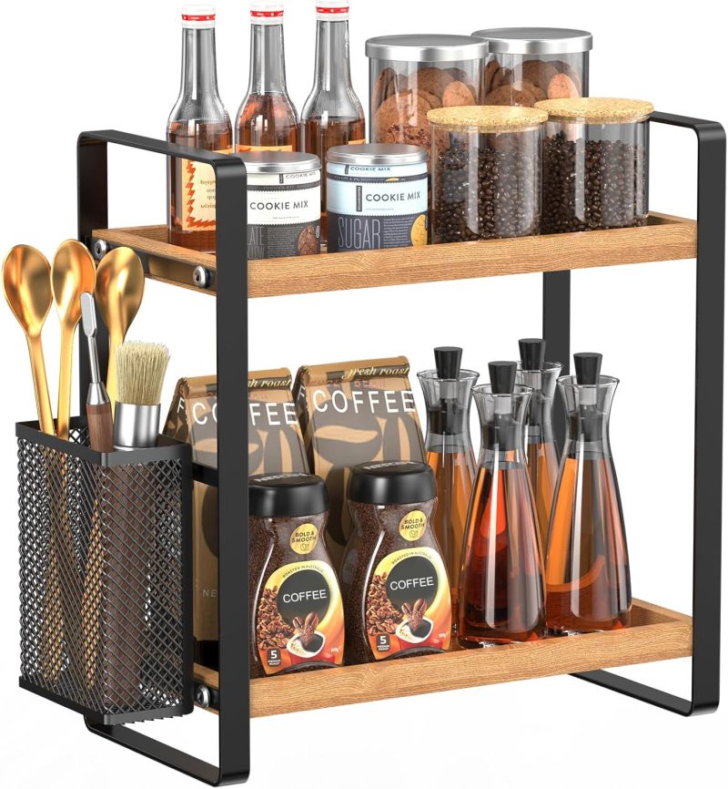 LEMIKKLE Coffee Bar Accessories and Coffee Mug Cup Holder, kitchen