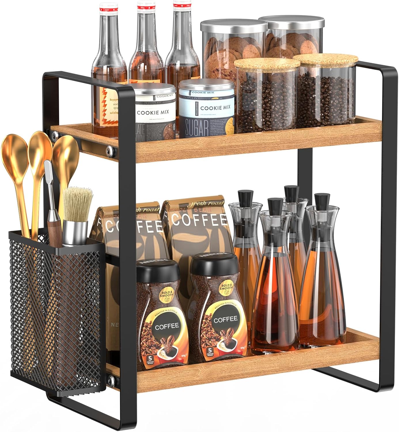 LEMIKKLE Coffee Bar Accessories and Coffee Mug Cup Holder, kitchen