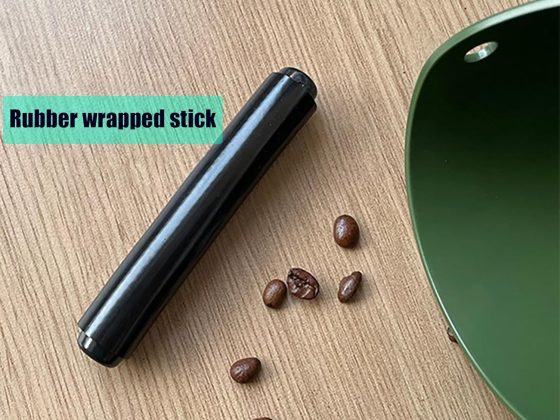 Coffee Knock Box, 4.6 in, Barista Style Espresso Grounds Knock Box,