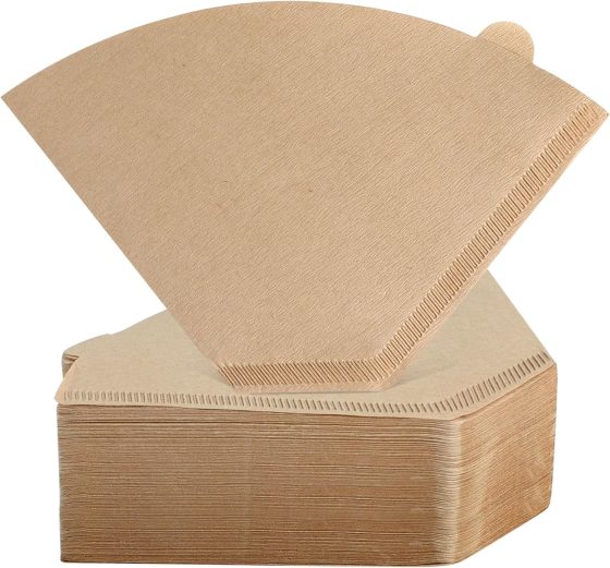 200Pcs Cone Coffee Filters #4, Clinuse Unbleached Size 04 Coffee