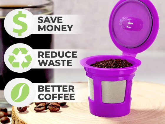 2-Item Bundle: 4-Pack Cafe Save 1-Stream Reusable K Cup Coffee