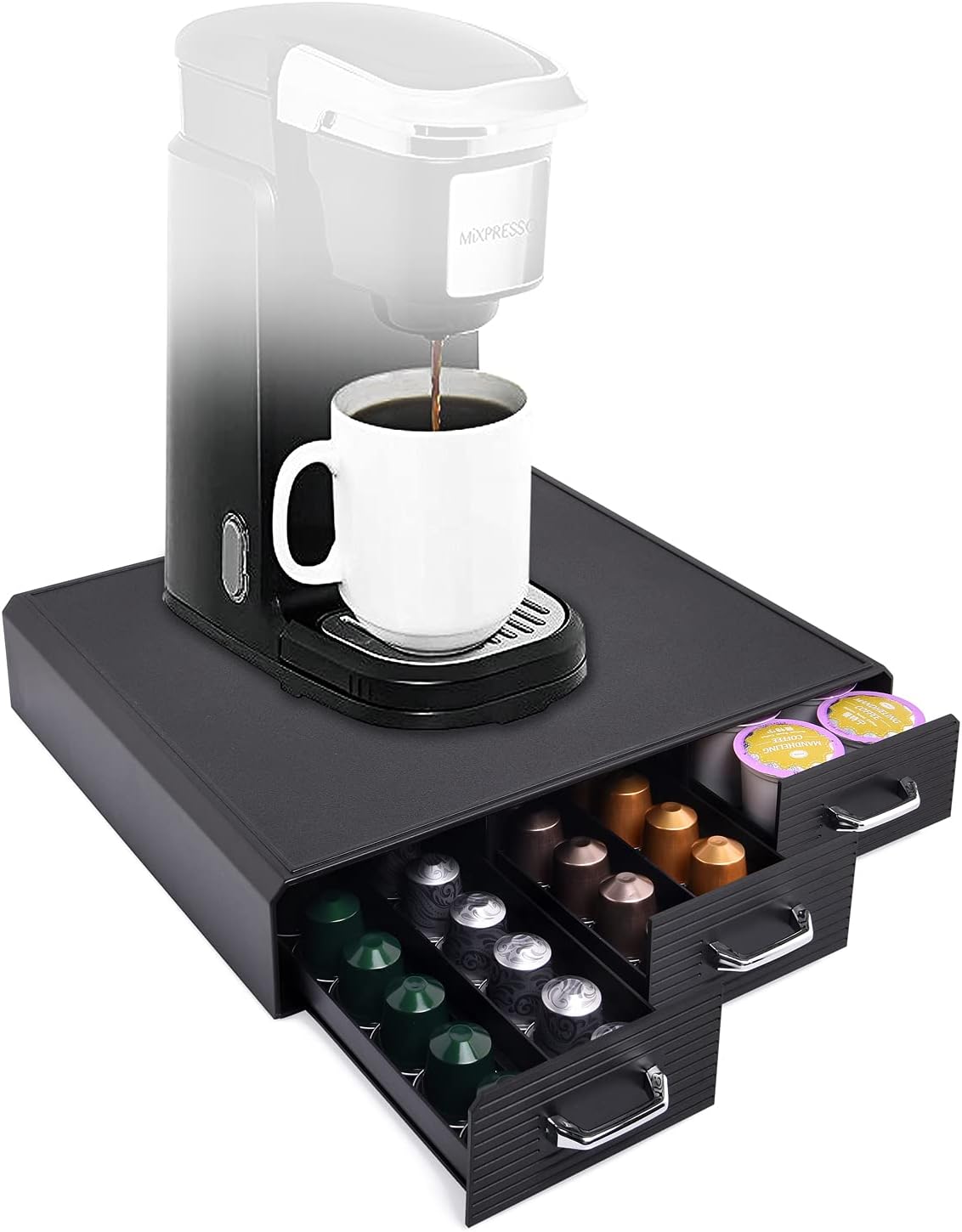 Coffee Pod Storage Drawer Coffee Capsule Organize Drawer Coffee