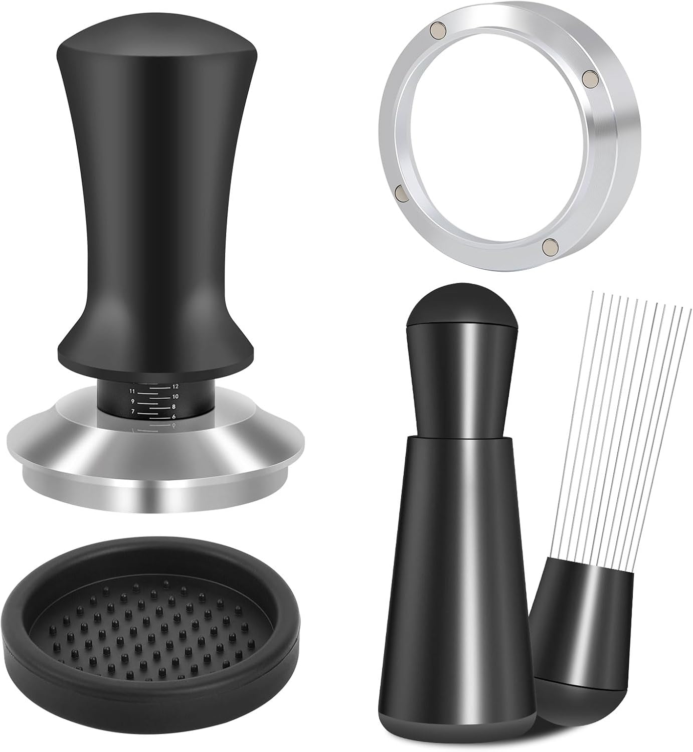 Reoszeank 51mm Espresso Accessories Kit, Spring Loaded Calibrated
