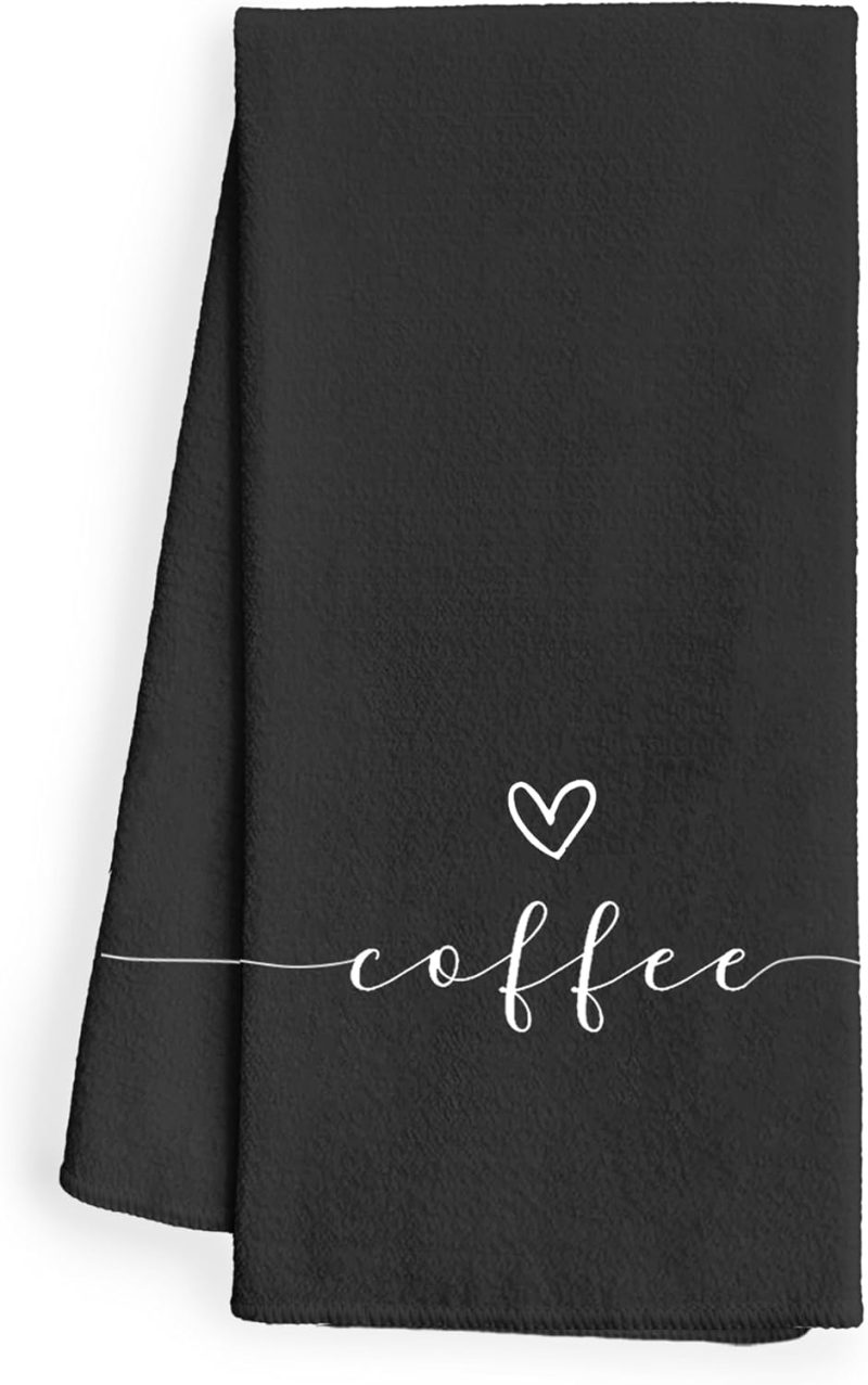 WFSM Coffee Decor Kitchen Towels – Bar Dish Towels, Gifts for