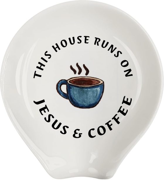 Coffee Spoon Rest, Coffee Bar Accessories & Spoon Holder, Coffee &