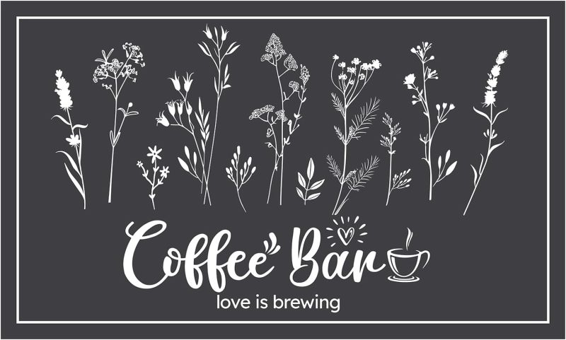 Dish Drying Mat Coffee Mat for Coffee Bar Large Absorbent Coffee