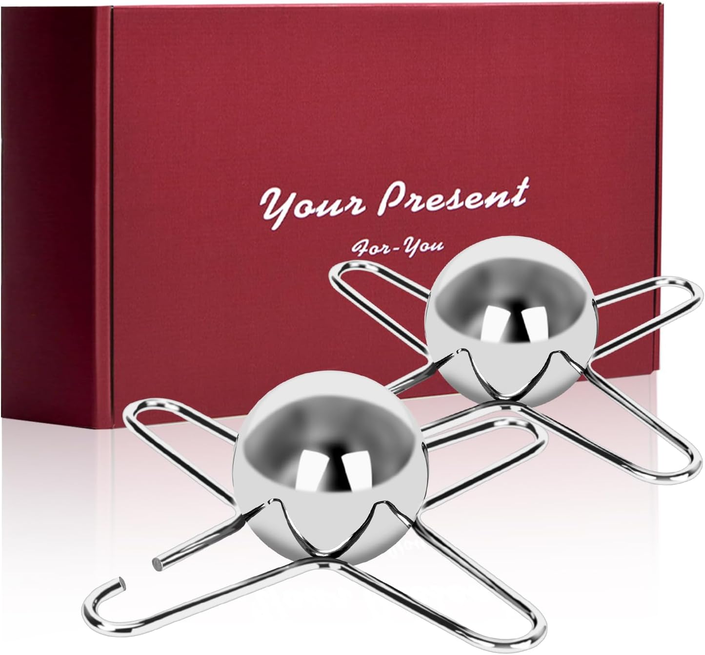 2 Pcs Espresso Coffee Cooler with Reusable Ice Coffee Frozen Balls,