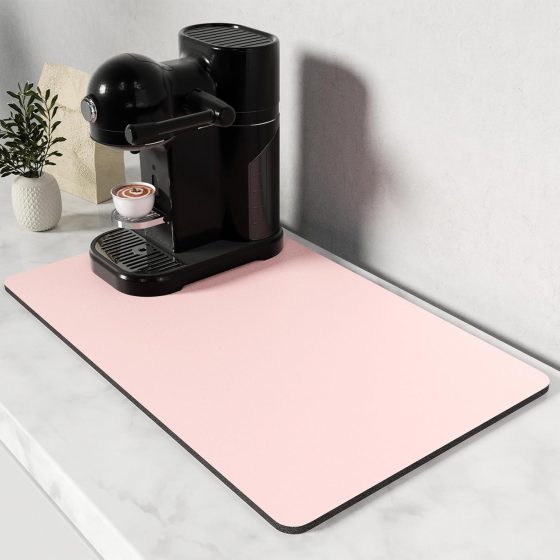 Rnivvi Coffee Mat, 12″ x 19″ Coffee Bar Mats for Espresso Machine
