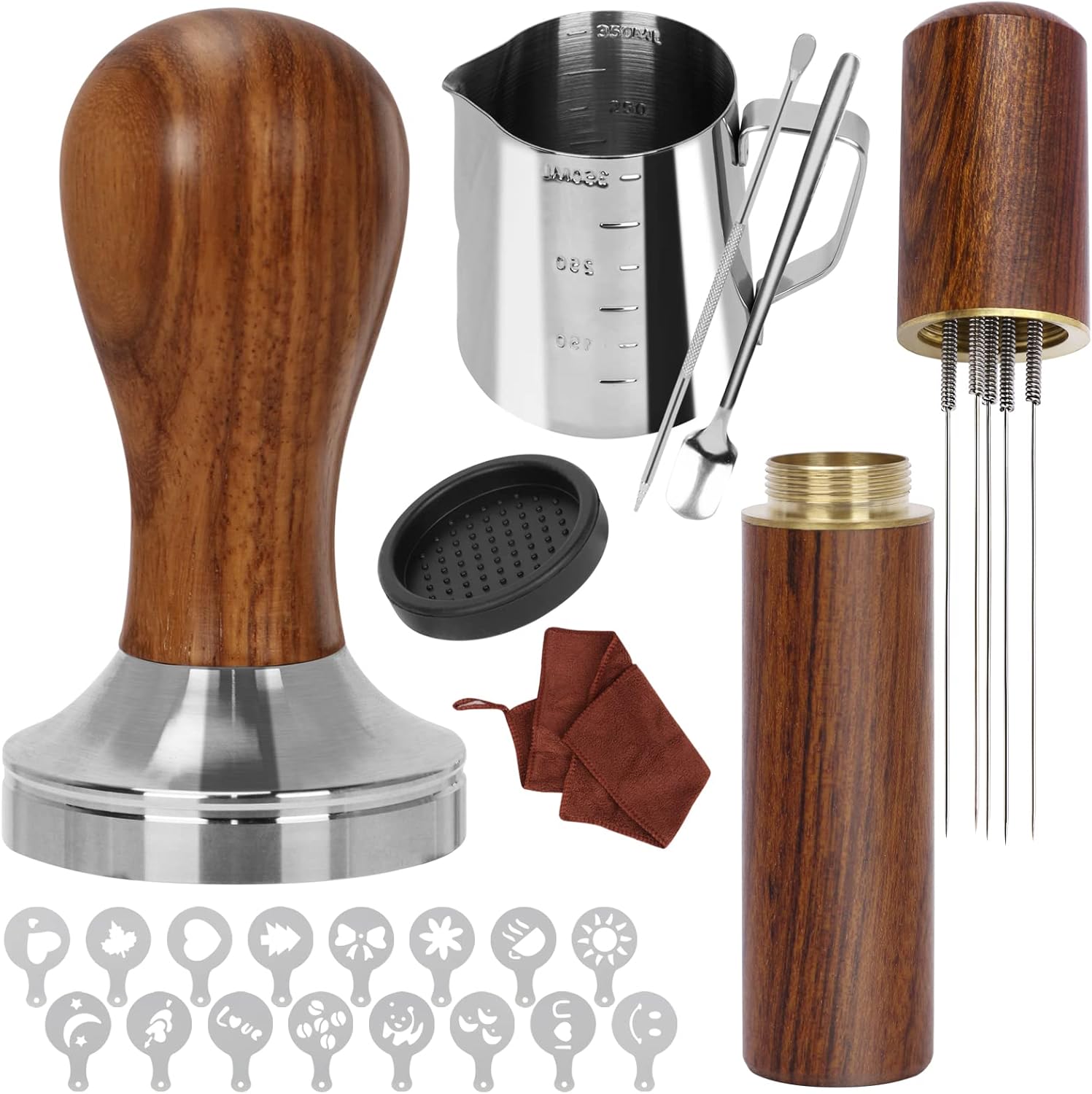 Y-Step 23 PCS Coffee Tamper Set, Espresso Accessories Kit Barista