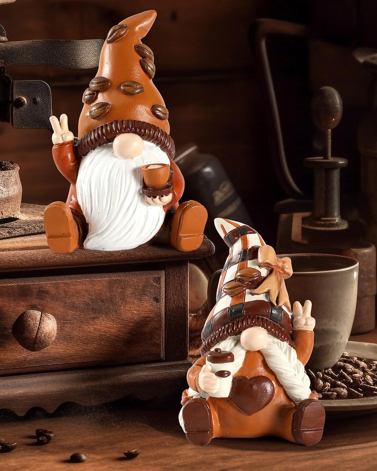 iStatue Maillard Coffee Gnomes Figurines Set – Ideal Coffee Bar