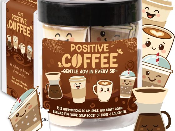 Emotional Support Coffee Jar – Funny Coffee Gifts for Women & Men,