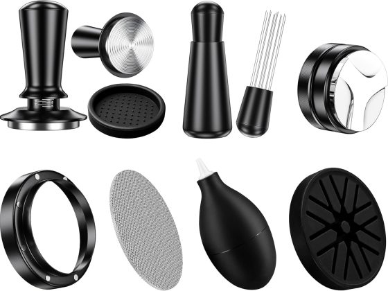 8 Pack Espresso Accessories Kit,51mm Espresso Tool Kit | Coffee