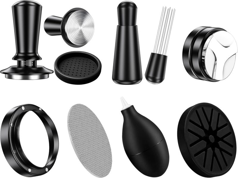 8 Pack Espresso Accessories Kit,51mm Espresso Tool Kit | Coffee