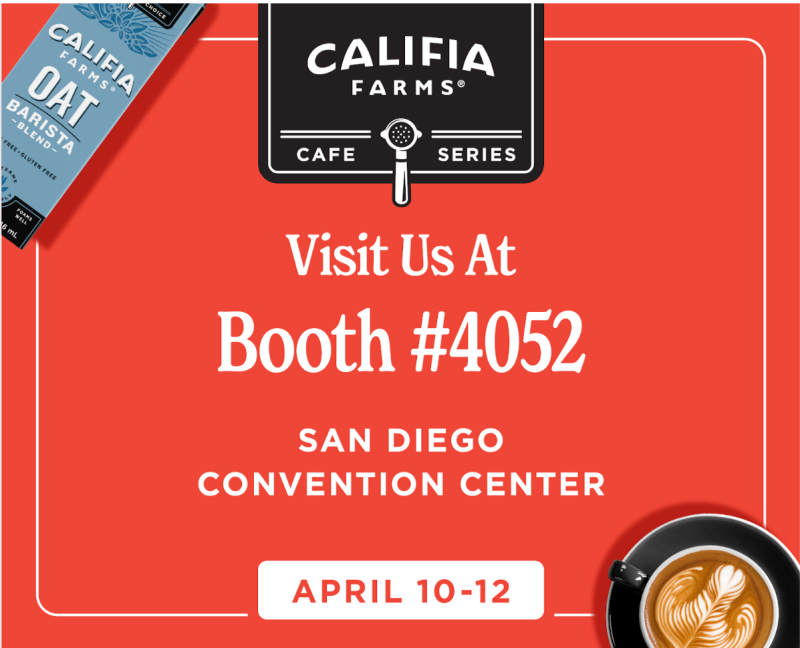 Come Social gathering With Califia Farms All Weekend Lengthy At World Of Espresso San Diego