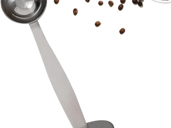 2-in-1 Coffee Scoops, 304 Stainless Steel Tablespoon Measure Spoon,